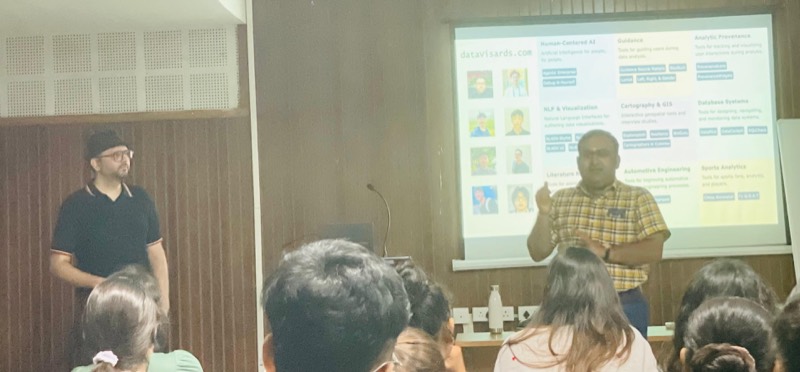 Arpit Narechania giving an invited talk at IIT Guwahati