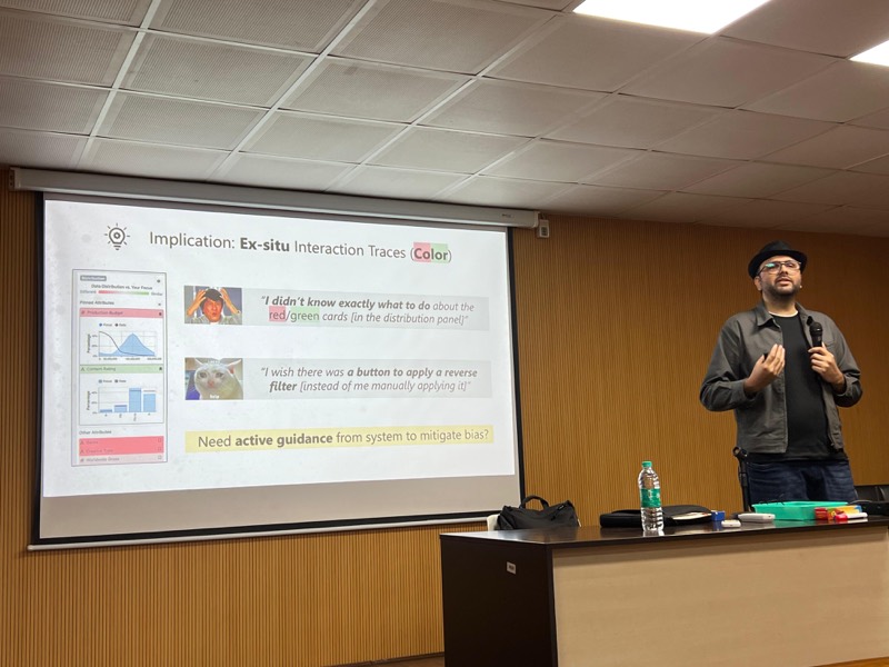 Arpit Narechania giving an invited talk at IIT Kharagpur