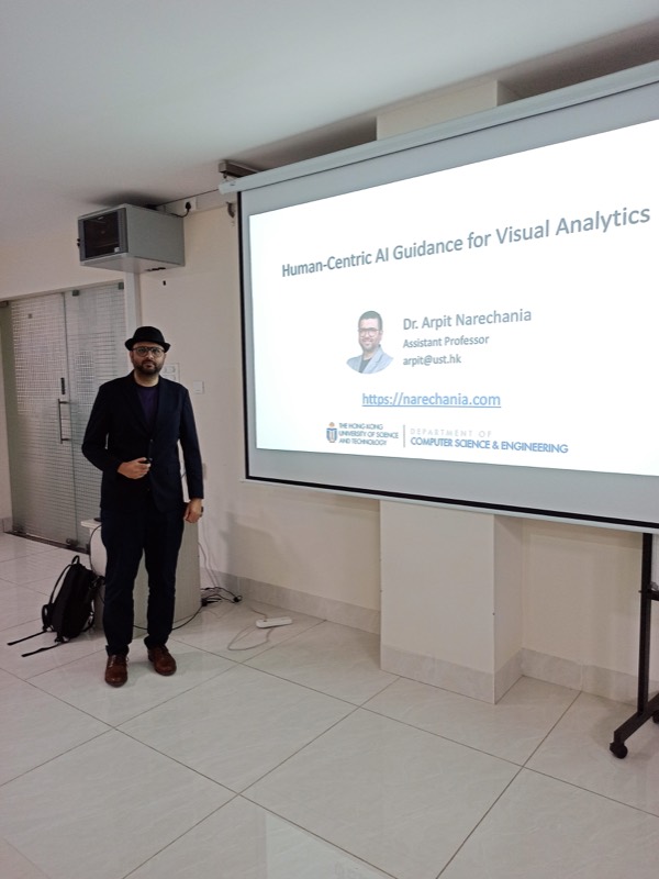 Arpit Narechania giving an invited talk at IIT Madras